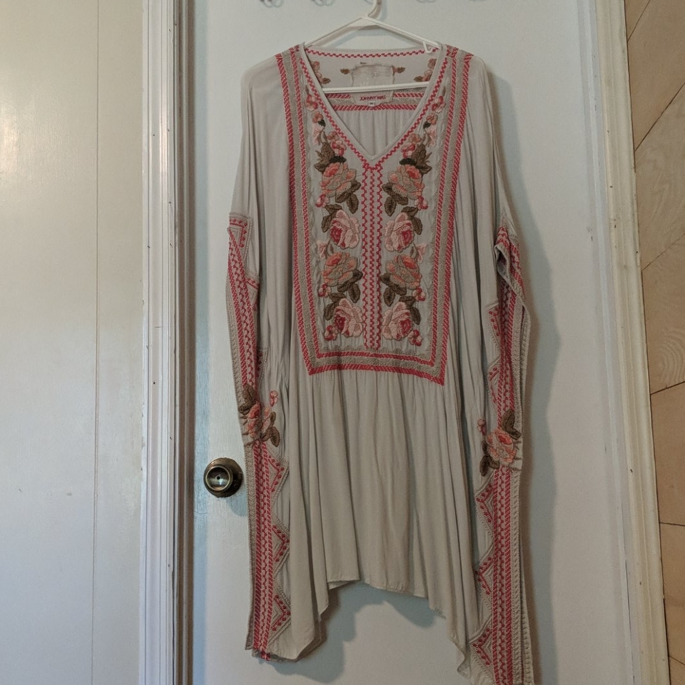 Johnny Was Embroidered Kaftan